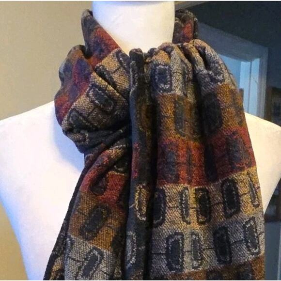 Chelsey by Joseph Scarf Wool Soft Rich Muted Shades Fringe Germany - Picture 5 of 7